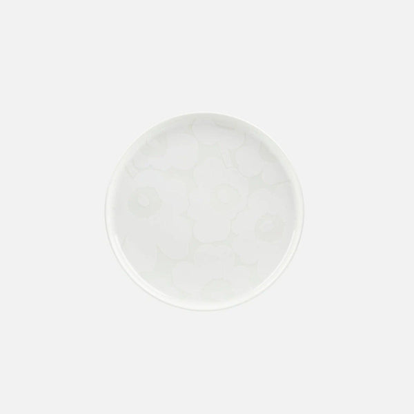 Marimekko Unikko Plate25cm White ss2024