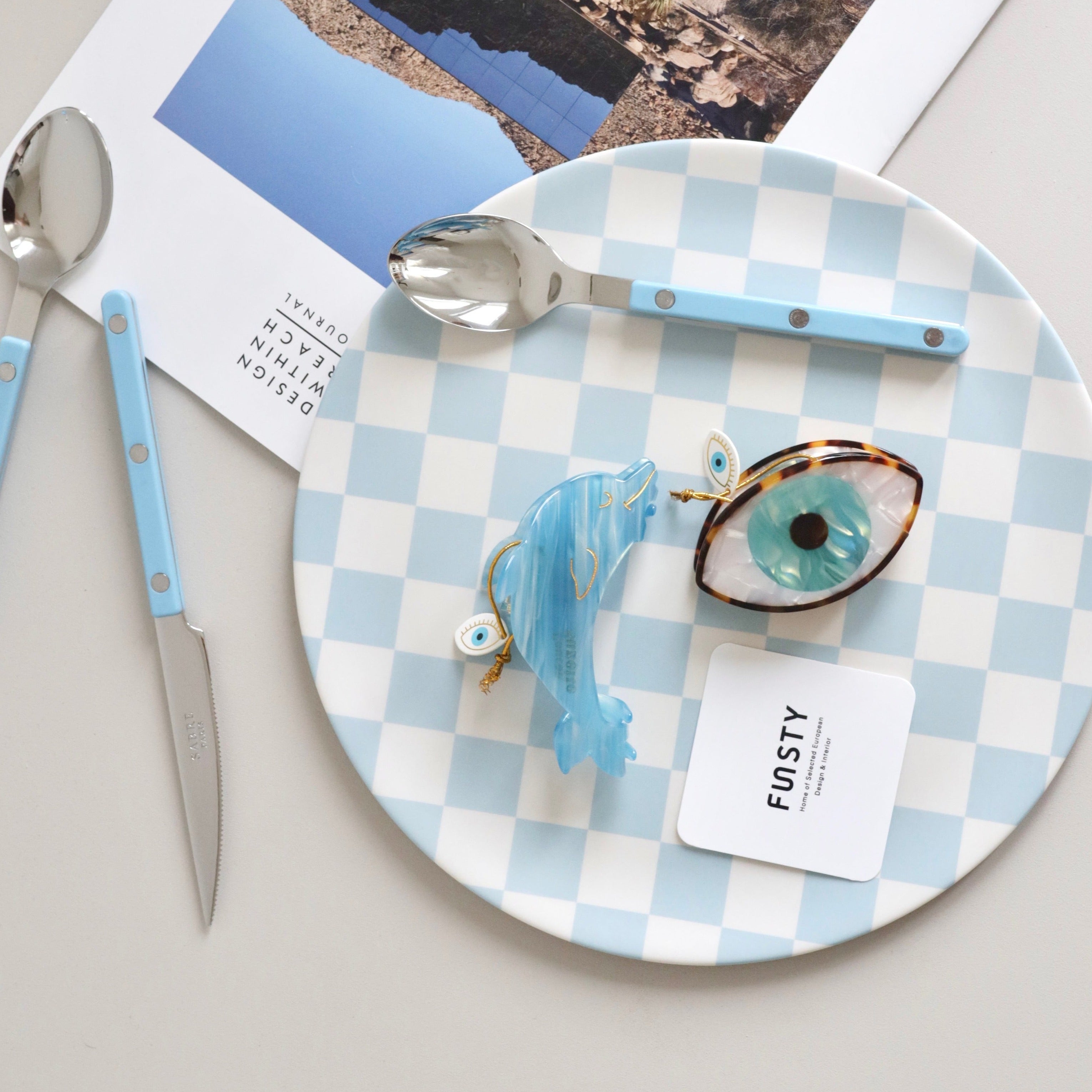 Diner Check Dinner Plate 10" - Thumbnail 2