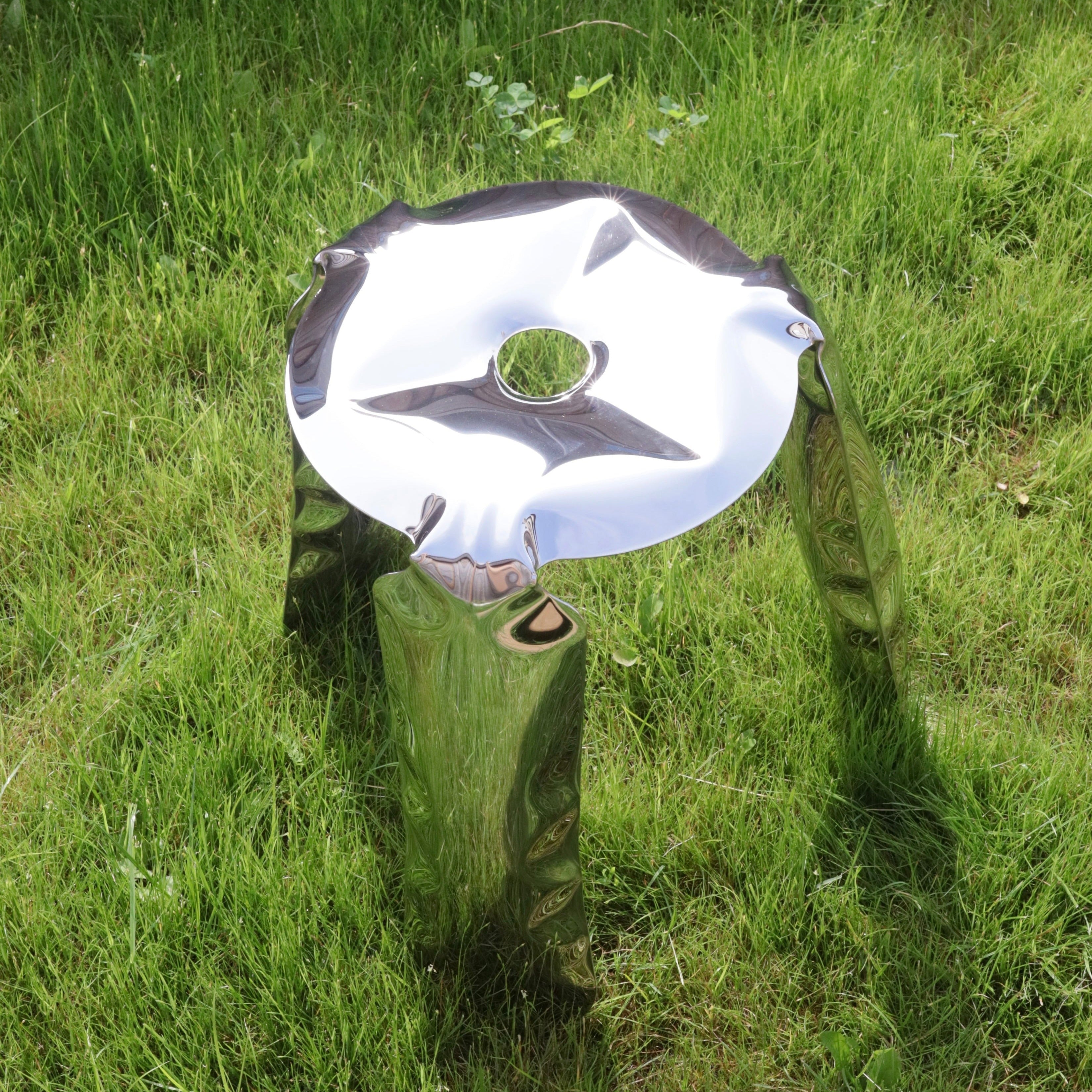 Zieta - Plopp Standard Stool - Inox– FUNSTY