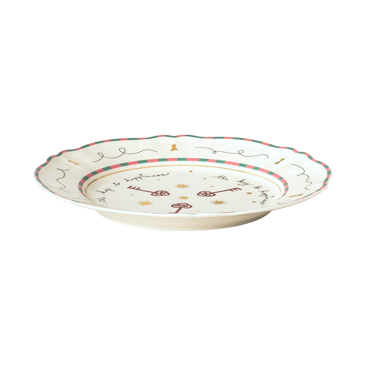 Keys Dinner Plate 26.5cm - Thumbnail 3
