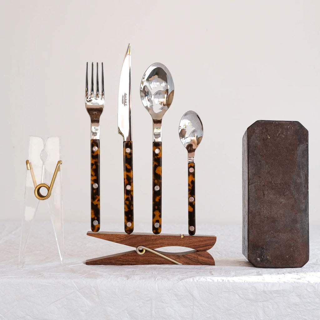 Sabre Paris - Bistrot Shiny Cutlery Tortoise - FUNSTY