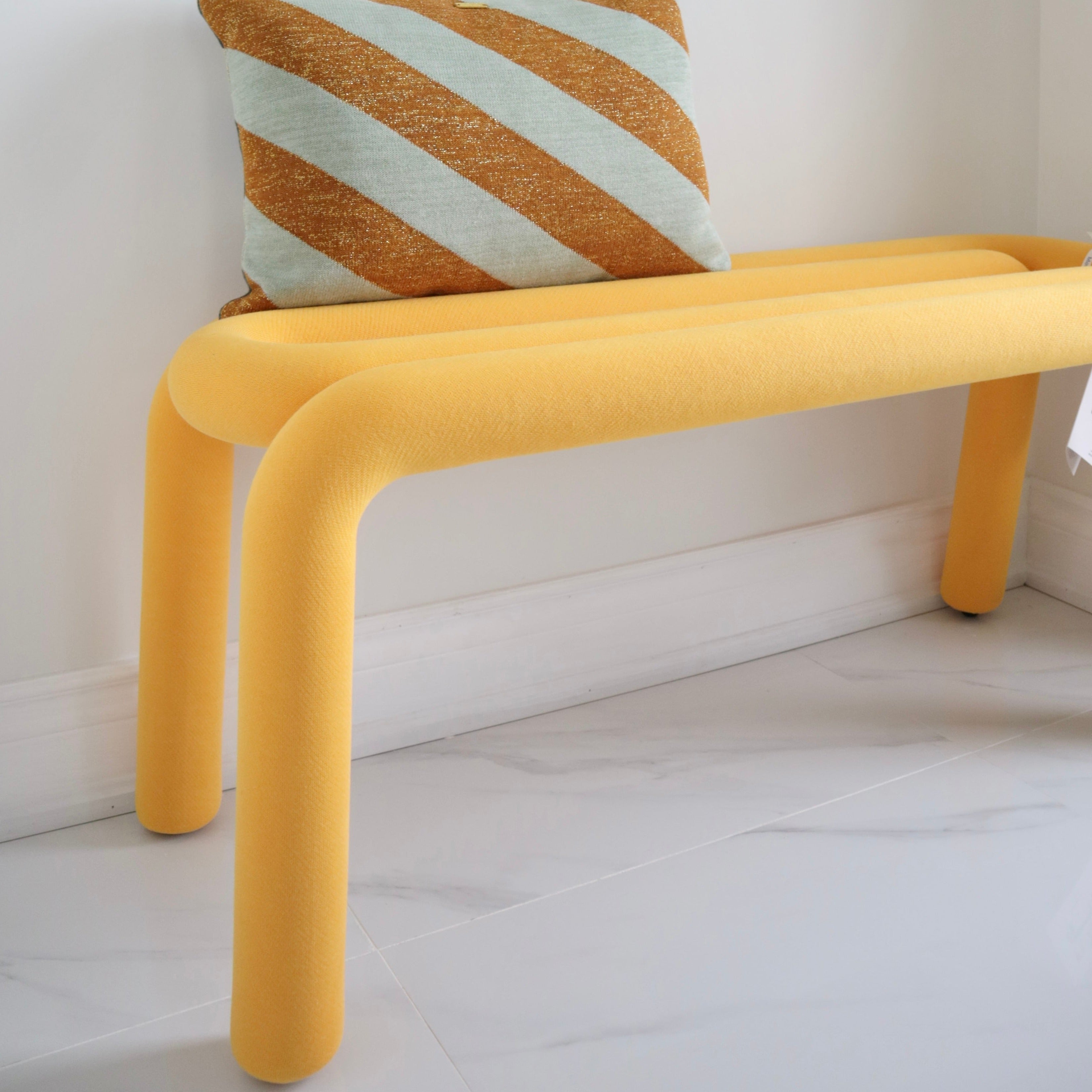 Moustache Bold Bench Yellow | FUNSTY