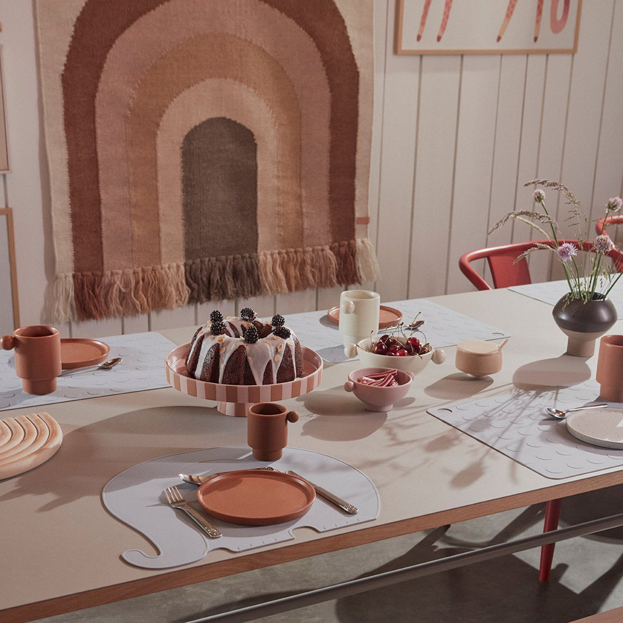 OYOY LIVING Toppu Schale/Blumentopf In Braun/Rosé - LaLe Living