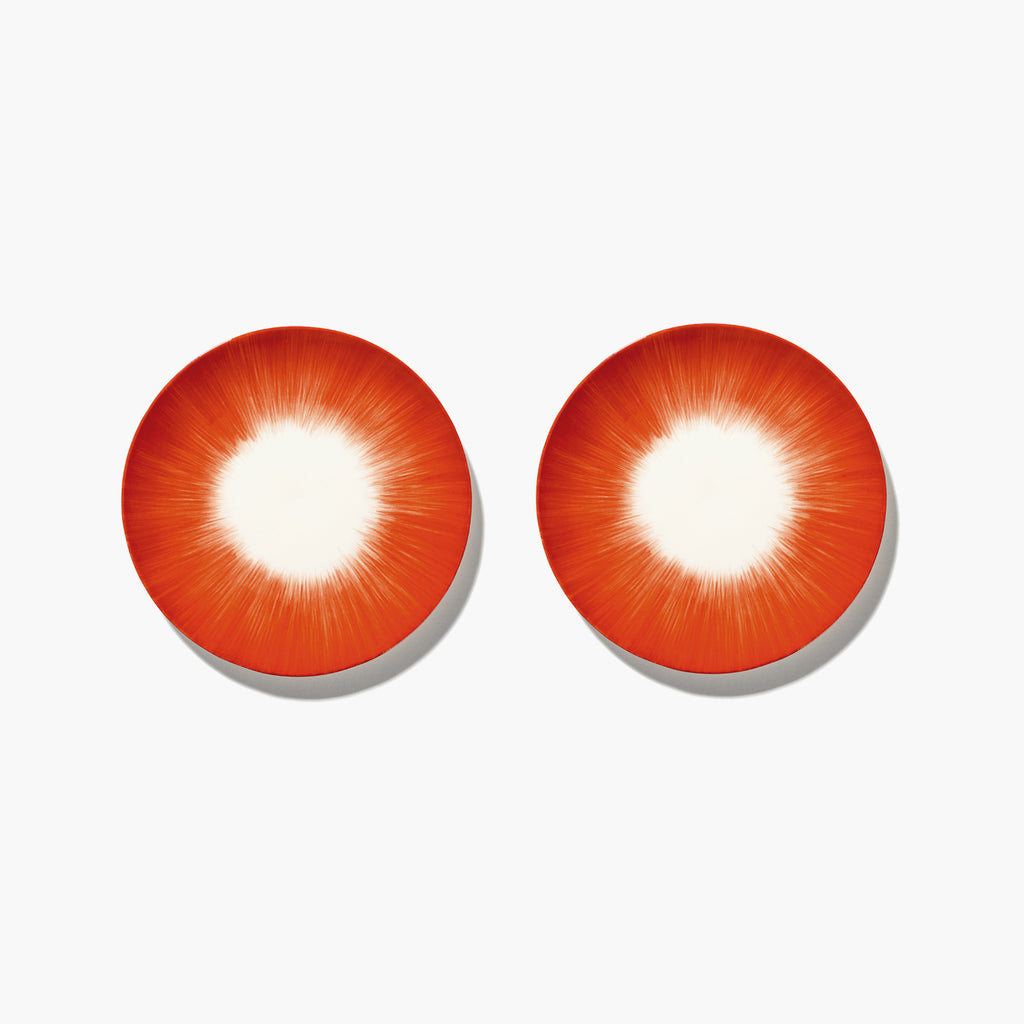 Ann Demeulemeester Serax Red Flat Plate Set - FUNSTY
